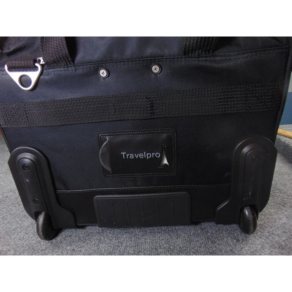 Travelpro Rolling Briefcase Mens Black Solid 807C73A01 Business Travel Carry On